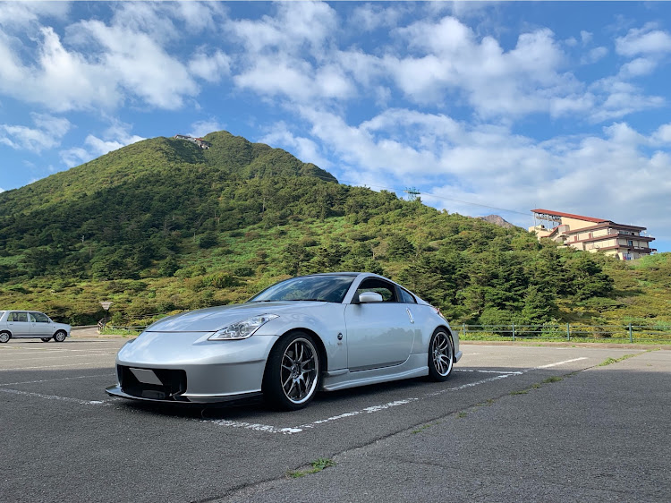 日産 フェアレディzを華麗にカスタム By ほりむ 19 08 04 暑すぎるので山頂に避難 D 気温23 と超快適 後は 位置エネルギーで下山するのみ Cartune