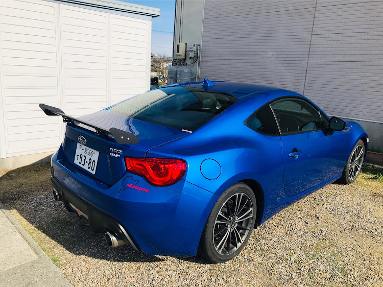 ZD8 BRZ フロントリップスポイラー メーカー単色塗装 艶有りブラック